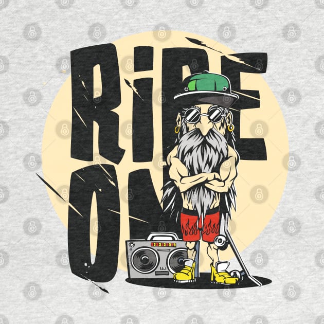 Big Daddy with Radio | Ride On Typography series by Whatastory